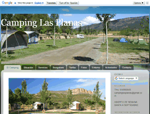 Tablet Screenshot of campinglasplanas.com